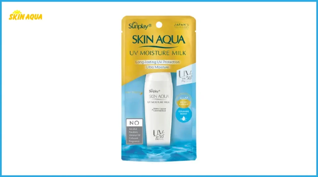 Đánh giá kem chống nắng Skin Aqua chất lượng ra sao? Có bao nhiêu loại? 6 Sunplay Skin Aqua UV Moisture Milk 30g - Sữa chống nắng dành cho da hỗn hợp, da thường