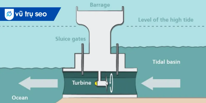 Cách thức hoạt động của năng lượng thủy triều
